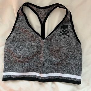 SoulCycle padded longline sports bra